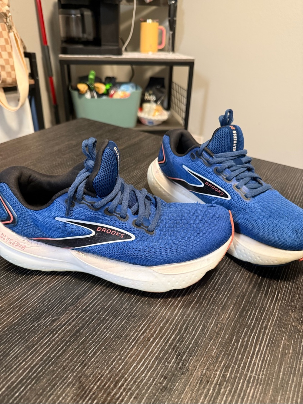 Brooks Glycerin 21 Women’s Size 9.5 Blue Coral Running Shoes